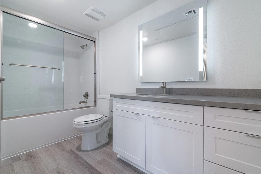 Bath at Montecito Apartments at Carlsbad, California