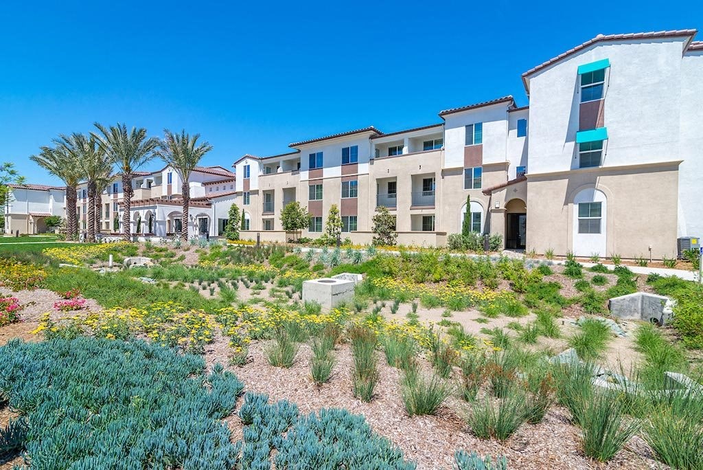 Greenery at Portola Senior Apartments, Carlsbad, California