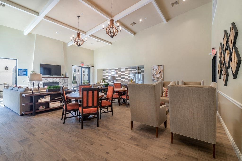 Clubhouse at Portola Senior Apartments, California