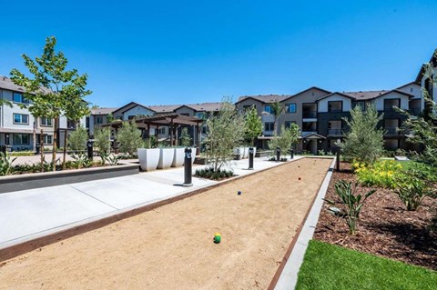 the preserve at ballantyne commons community garden at The Vineyards Apartments, Porter Ranch, CA