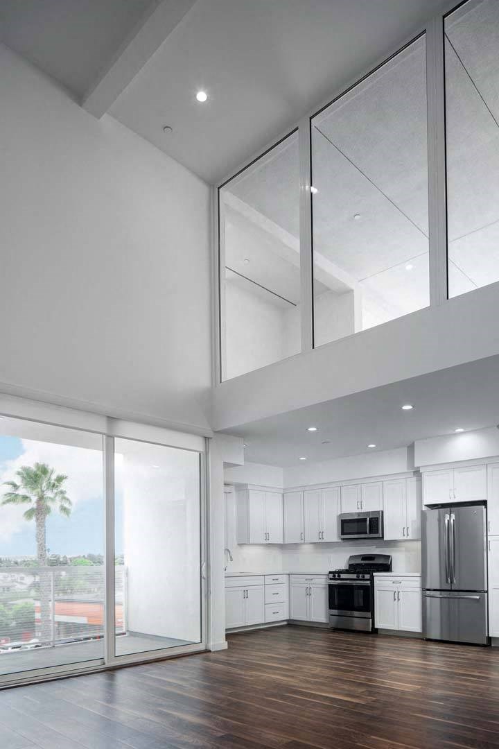 Living room area view Living room area view at The Lucky Apartments, California, 90066