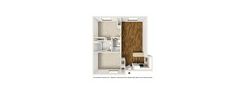Floor Plan 22a (Shared Room) at 433 Midvale - Student Housing at UCLA, California, 90024