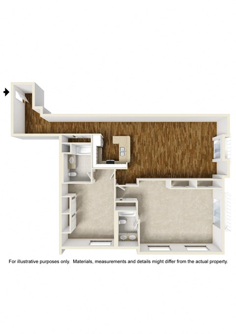 Floor Plan 22g  (Shared Room) at 433 Midvale - Student Housing at UCLA, Los Angeles, 90024