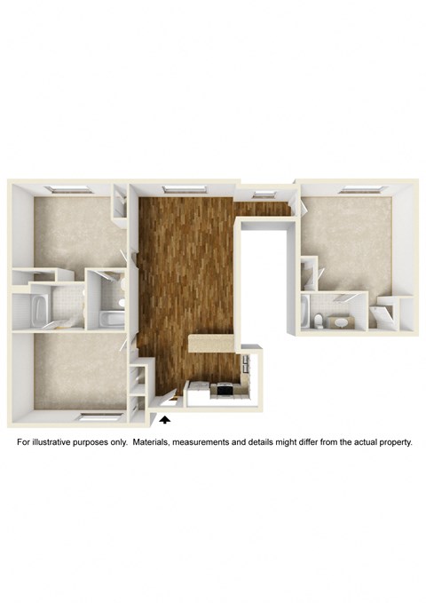 Floor Plan 33a  (Shared Room) at 433 Midvale - Student Housing at UCLA, Los Angeles, California