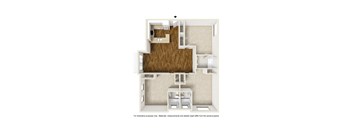 Floor Plan 33d  (Shared Room) at 433 Midvale - Student Housing at UCLA, Los Angeles, CA, 90024