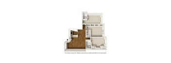 Floor Plan 33e (Shared Room) at 433 Midvale - Student Housing at UCLA, California, 90024
