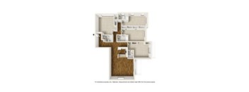 Floor Plan 44c (Shared Room) at 433 Midvale - Student Housing at UCLA, Los Angeles, 90024
