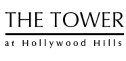 the logo for the tower at hollywood hill