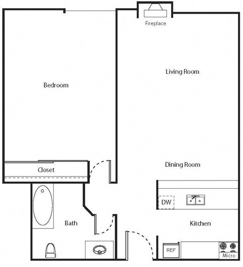 a schematic drawing of a floor plan of a house