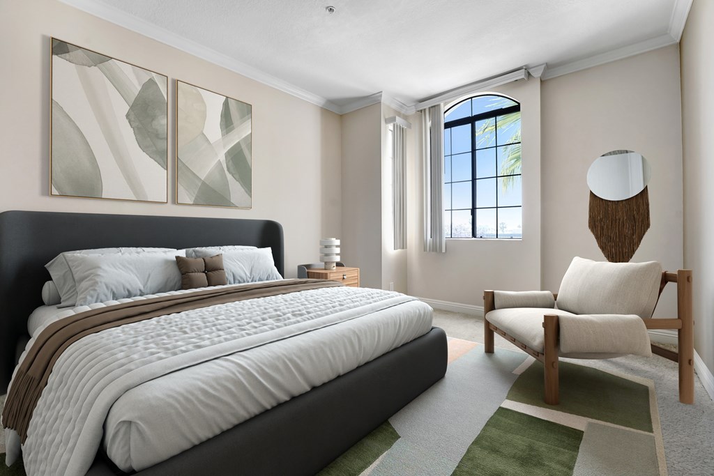 Large Bedroom at Burton, Los Angeles, California