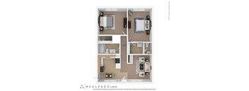 2 bedroom floor plan | the edge at 450