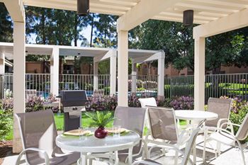 our apartments showcase a beautiful patio