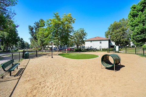 our apartments offer a dog park with plenty of room to run and play