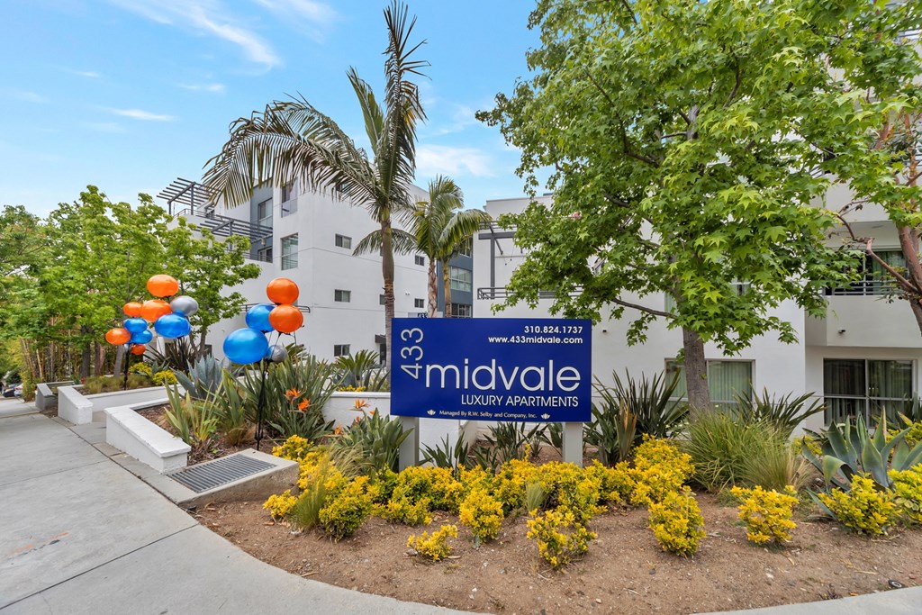 Exterior View at 433 Midvale - Student Housing at UCLA, Los Angeles, CA, 90024