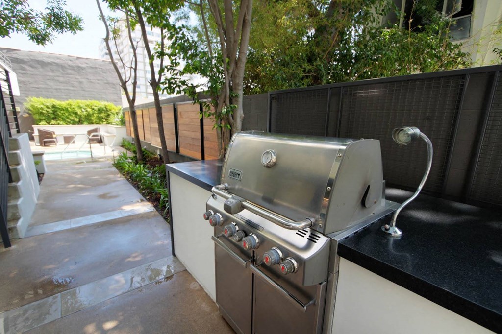 Barbeque at 1022 Tiverton, Los Angeles