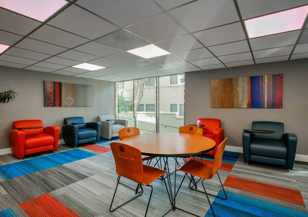 Resident Lounge at 430 Kelton, Los Angeles, CA