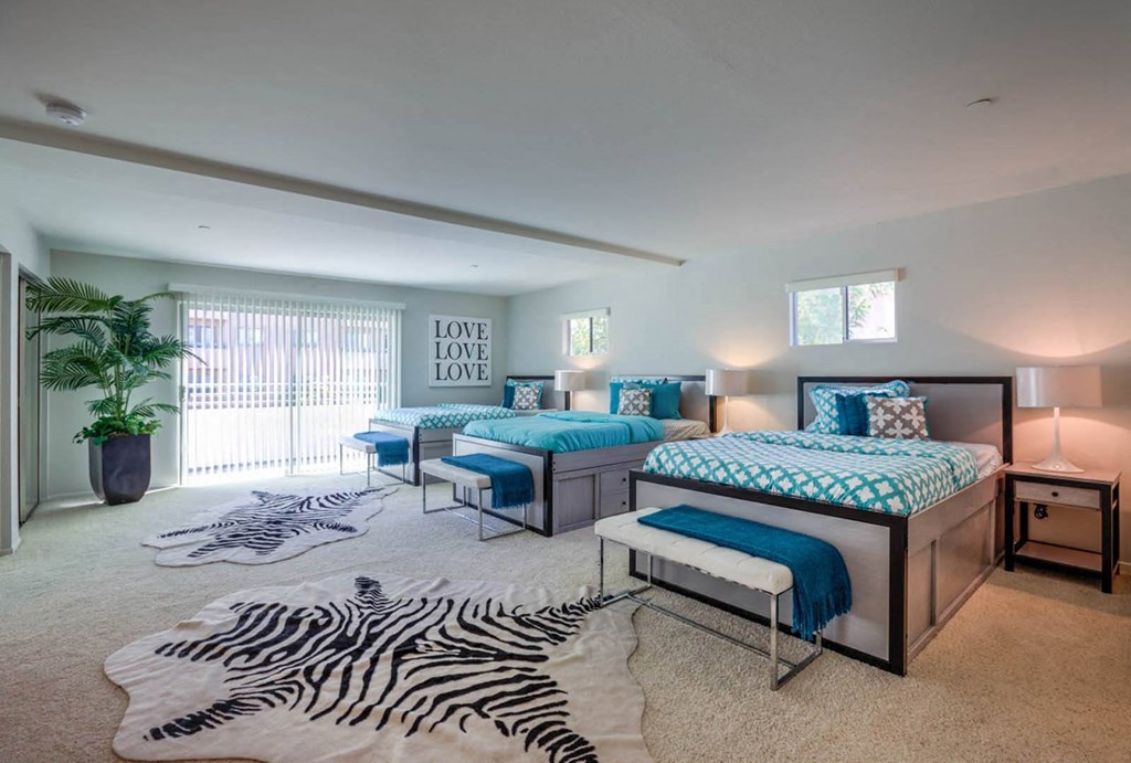 Shared Bedroom at 433 Midvale - Student Housing at UCLA, Los Angeles, CA