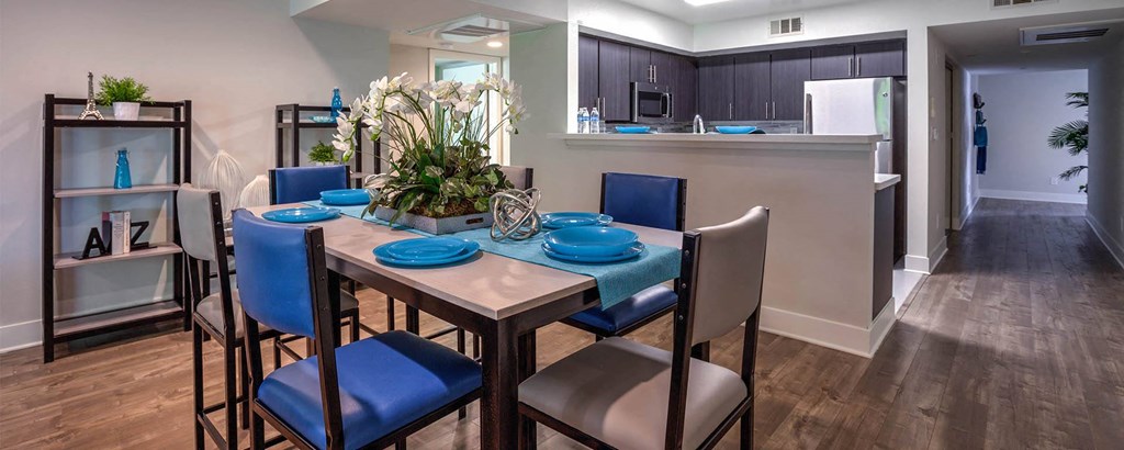 Elegant Dining Area at 433 Midvale - Student Housing at UCLA, California, 90024