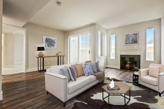 Living room at Alon Apartments, Los Angeles, CA, 90034 - Photo Gallery 2