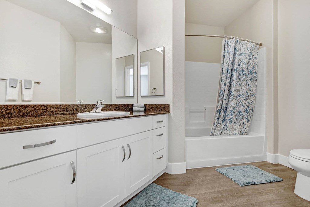Bathroom With Bathtub at Apex Mission Valley, San Diego, 92108