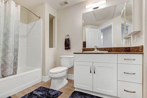 Bathroom at Apex Mission Valley, San Diego, CA, 92108