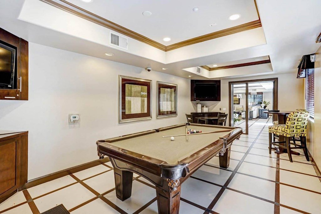 Clubhouse Shuffle Board at Apex Mission Valley, California