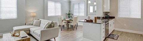 Faux Wood Flooring at Apex Mission Valley, California