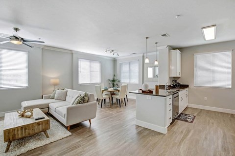 Engineered Wood Flooring at Apex Mission Valley, San Diego