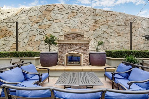 Outdoor Seating at Apex Mission Valley, San Diego, CA, 92108