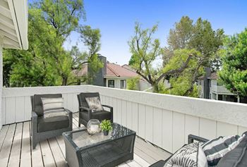 Large Balcony at The Park Apartments, California, 91730