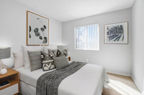 King Size Bedroom at The Park Apartments, Rancho Cucamonga, California