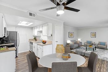 Dining And Kitchen at The Park Apartments, California