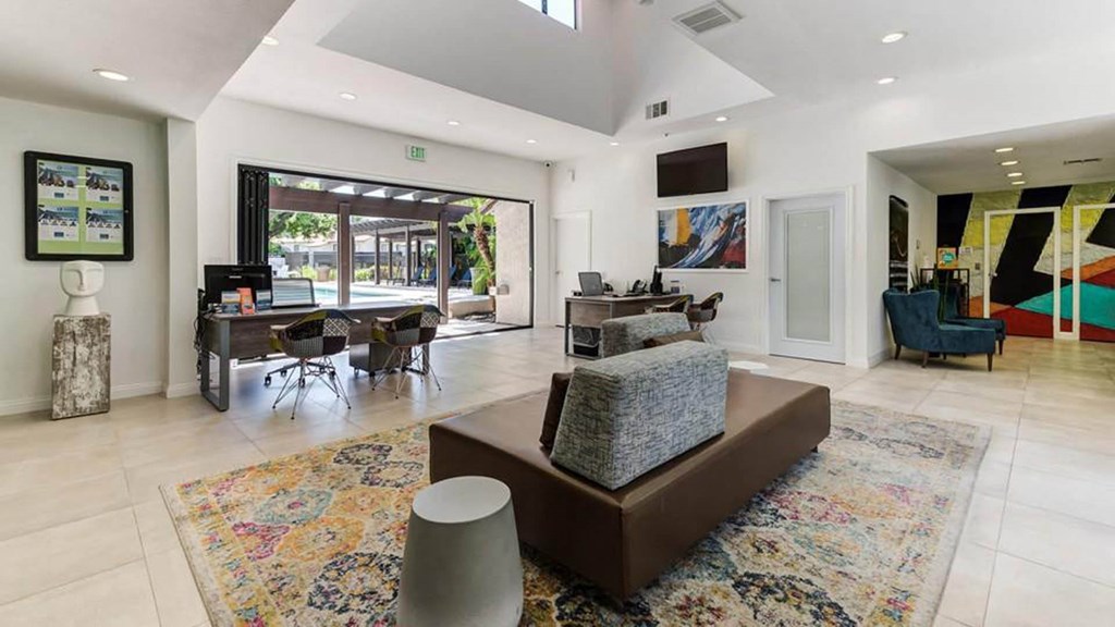 Spacious Lobby at BelAire, Rancho Cucamonga, California