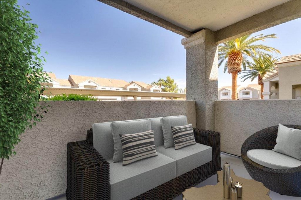 Balcony at Bella Terra Apartments, Henderson