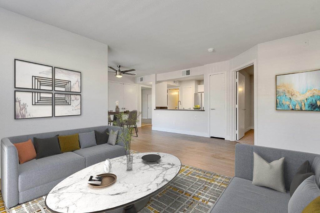 Living room decoration1 at Bella Terra Apartments, Henderson, 89012