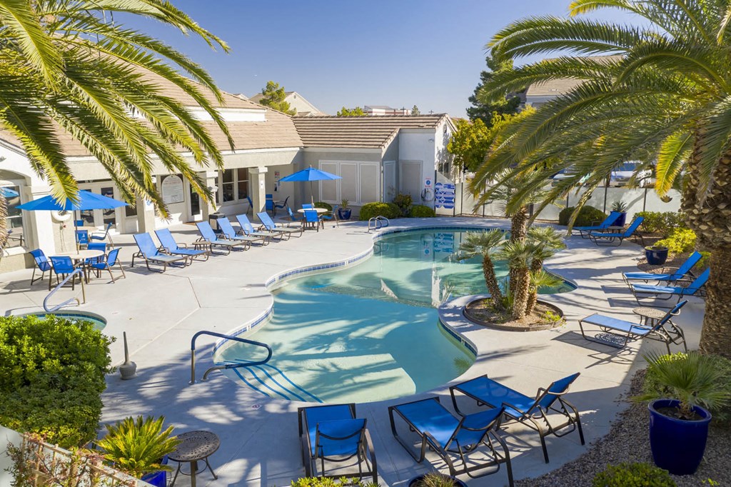 Pool at Bella Terra Apartments, Henderson, Nevada