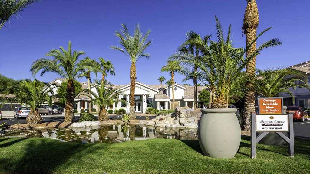 Exterior Garden Space at Bermuda Terrace, Las Vegas, Nevada