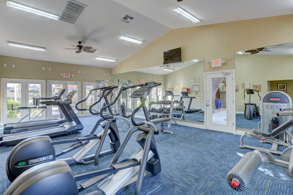 Fitness Center With Modern Equipment at Bermuda Terrace, Las Vegas