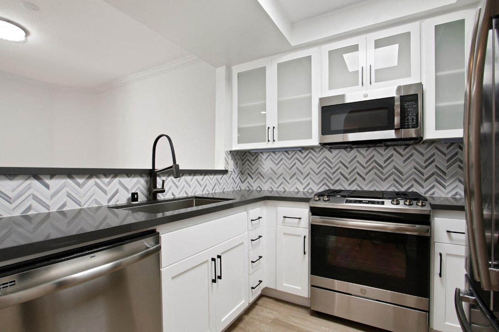 Kitchen cabinets at Burton, Los Angeles, CA