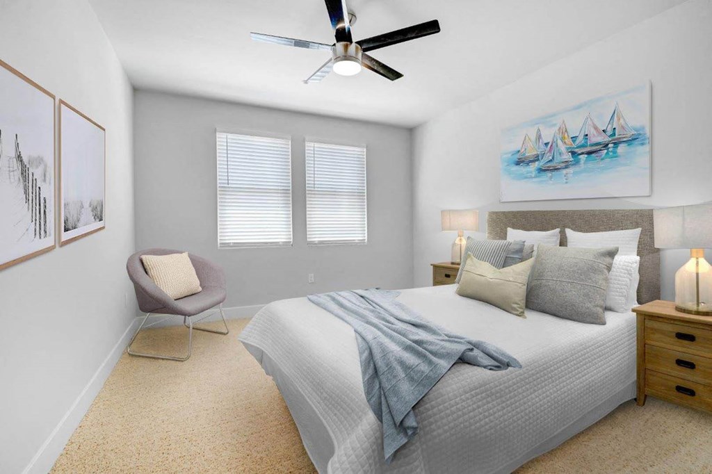 Lavish Bedroom at Canyon Crest, California