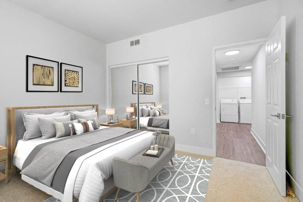 Bedroom at Canyon Crest, California