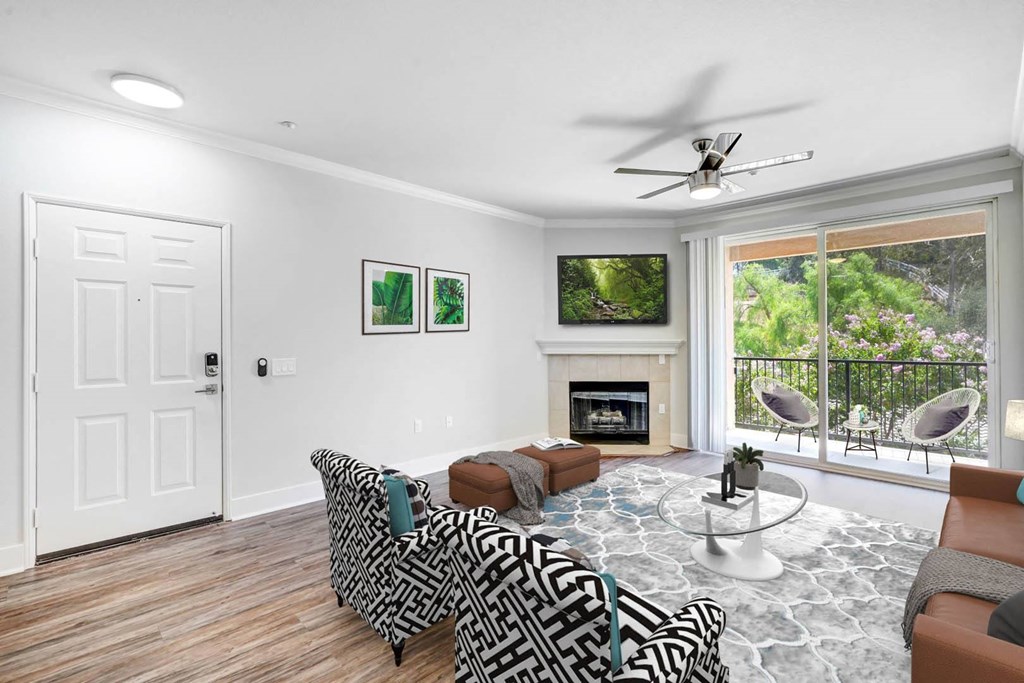 Modern Living Room at Canyon Crest, Riverside, CA, 92507