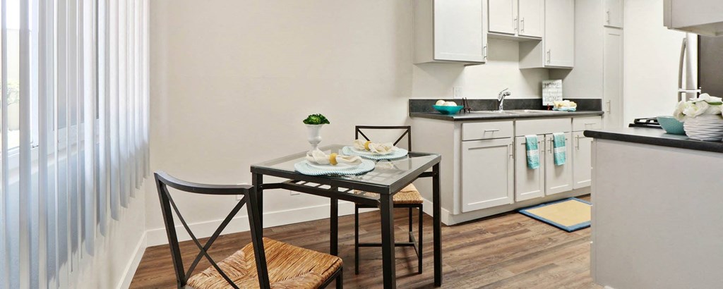 Dining And Kitchen at Clair Del and Clair Del Gardens, Long Beach, 90807