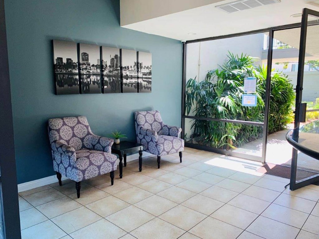 Lobby at Clair Del and Clair Del Gardens, California, 90807