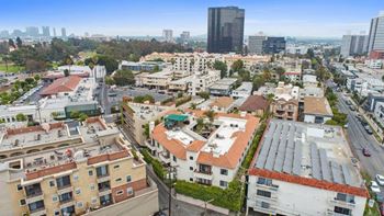 Aerial at Darlington Apartments, Los Angeles