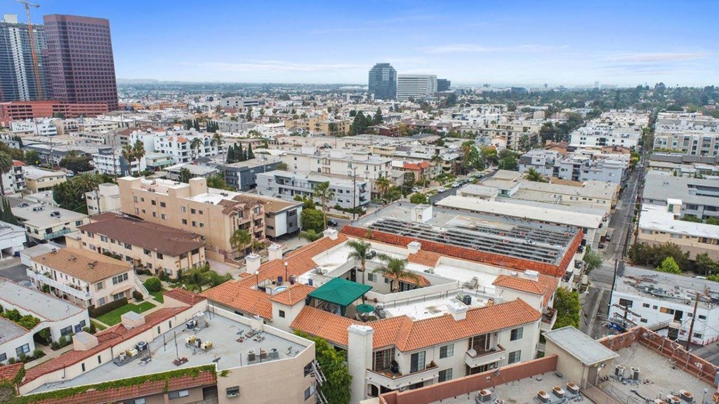Aerial View at Darlington Apartments, Los Angeles, CA, 90049