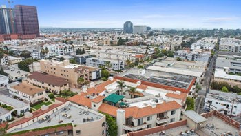 Aerial View at Darlington Apartments, Los Angeles, CA, 90049 - Photo Gallery 14