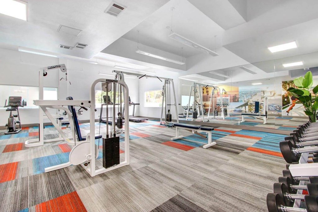 Modern Fitness Center at The Mark Culver City, Culver City, CA