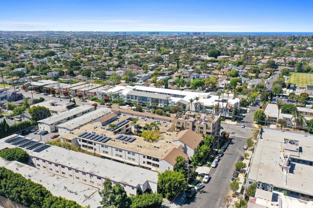 Aerial at Meridian Apartments, Los Angeles, CA