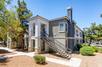 Building Exterior Building Exterior at Milan Apartment Townhomes, Las Vegas, NV